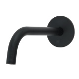 Product Cut out image of the JTP Vos Matt Black Slim Bath/Basin Spout